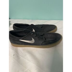 Nike Stefan Janoski Shoes Skateboarding Black Suede Mens 14 US S-215